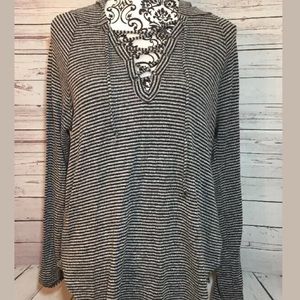 American Eagle Soft & Sexy Lace Up Hoodie